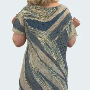 ЮЖНЫЕ ДЮНЫ платье-туника из шёлка и хлопка