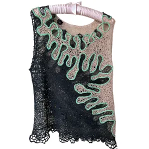 МЕКСИКА топ (жилет) ручной работы