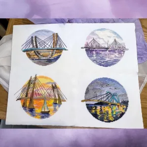 Набор для вышивания крестом "Новый Петербург"