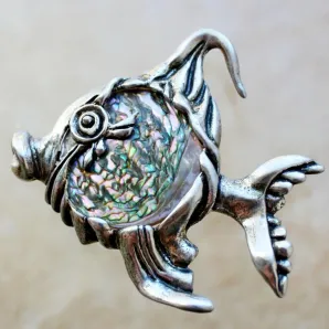 Коллекционная серебряная брошь 1960-е CYVRA