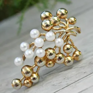 Коллекционная брошь 1940-е CROWN TRIFARI