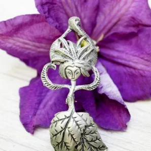 Антикварная брошь "Цветочная фея" 1930-е AUTENTICS