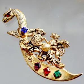 Коллекционная брошь CORO 1940-е