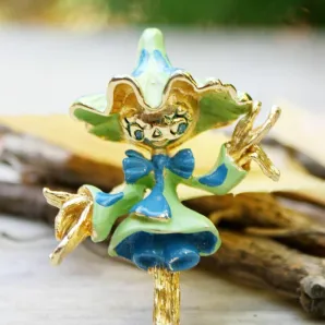 Коллекционная брошь от TORTOLANI 1960-е