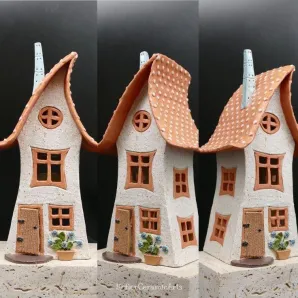 Домик интерьерная статуэтка