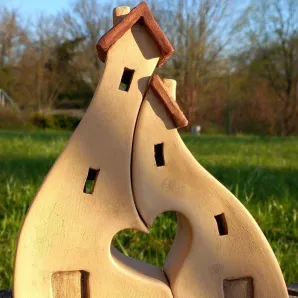 Домик интерьерная статуэтка