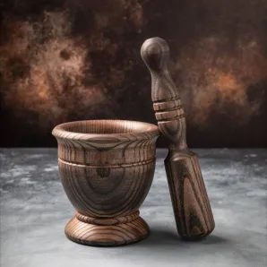 Ступка из дерева