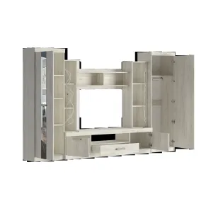 Мебель для гостиной стенка Атлантида - 2Б Цвет крафт белый