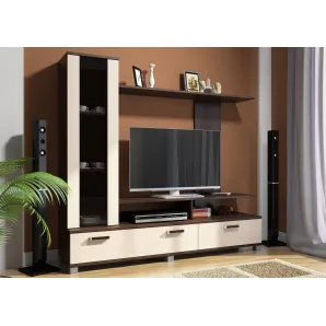 Гостиная Соло-6 цвет белый цвет молочный дуб