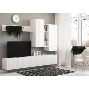 Мебель для гостиной стенка СКАНДИ цвет белый