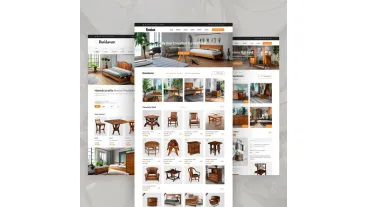 Сайт для продажи деревянной мебели в розницу и оптом