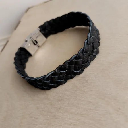 Браслет из натуральной кожи унисекс