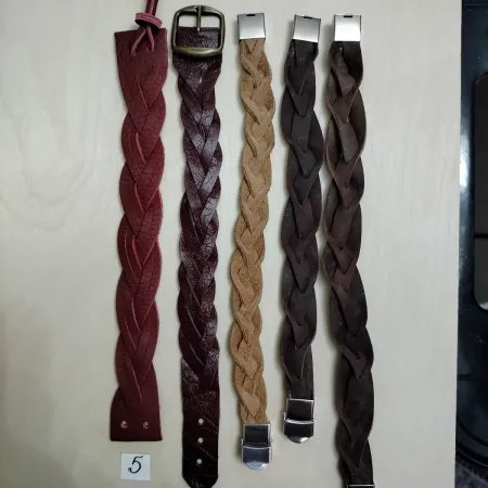 Браслет плетеный из кожи