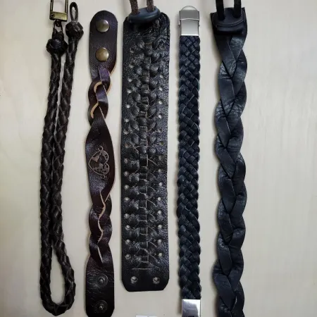 Браслет из натуральной кожи унисекс