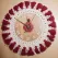 Настенные часы ручной работы "Гранат"