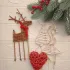 Новогодняя игрушка "олень"