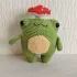 Мягкая игрушка Лягушка с грибом на голове