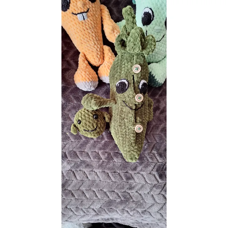 Игрушка амигуруми вязанная овощи