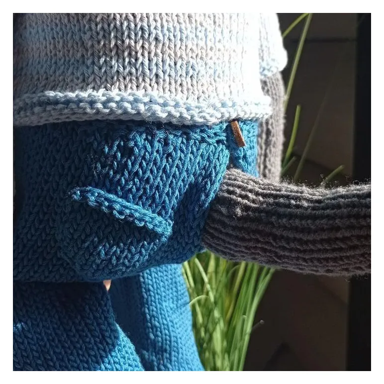 Мягкая игрушка ручной работы Пёсик Джордж