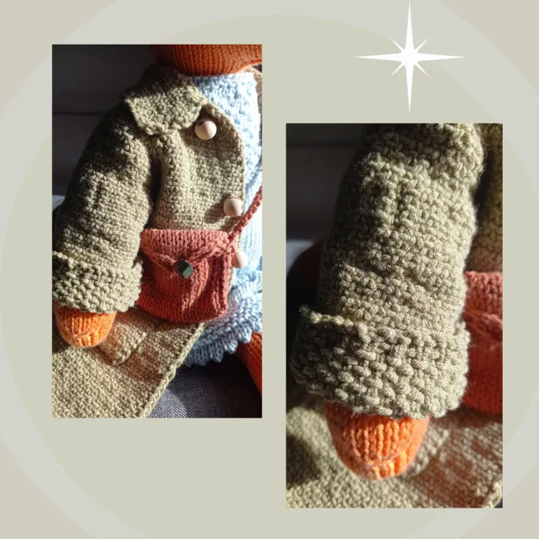 Мягкая игрушка ручной работы Лисичка Шарлотта