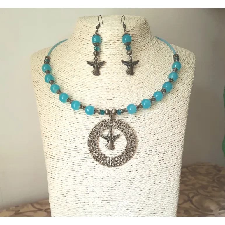 Комплект бижутерии "Ангел-хранитель"