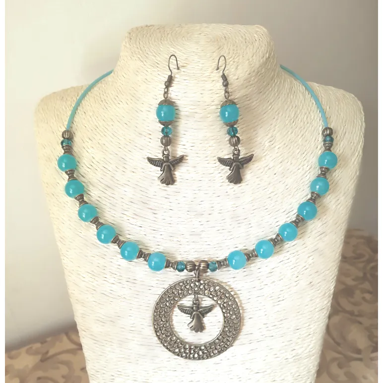 Комплект бижутерии "Ангел-хранитель"