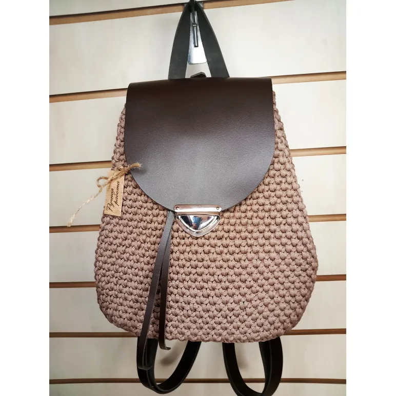 Рюкзак вязаный