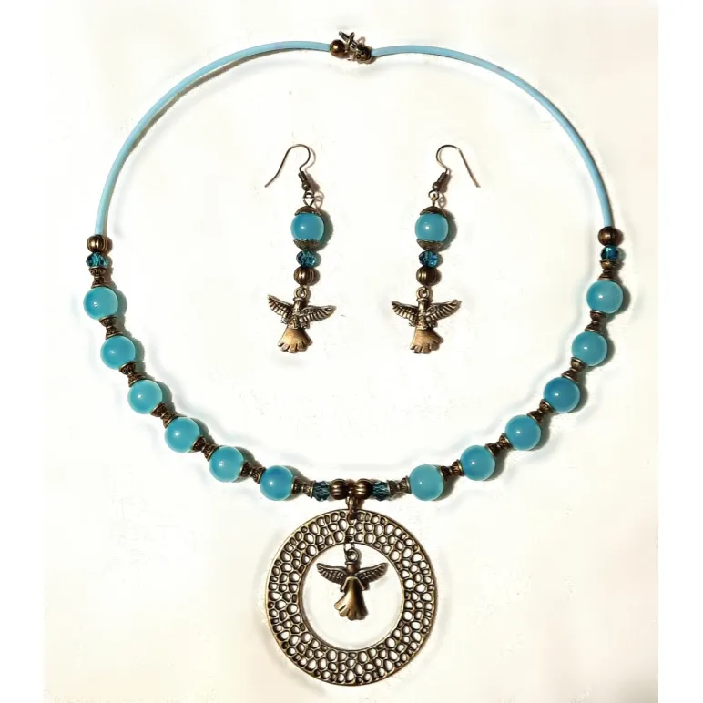 Комплект бижутерии "Ангел-хранитель"