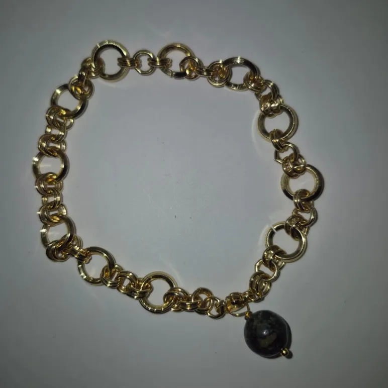 Комплект браслетов из натуральной яшмы "кровь дракона"