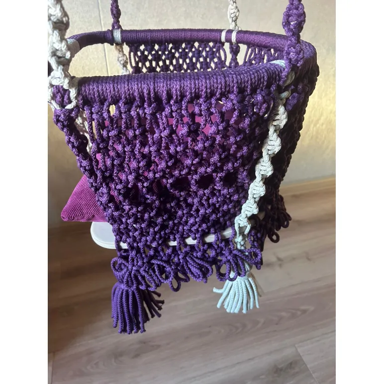 Детские качели из полиэфирного шнура