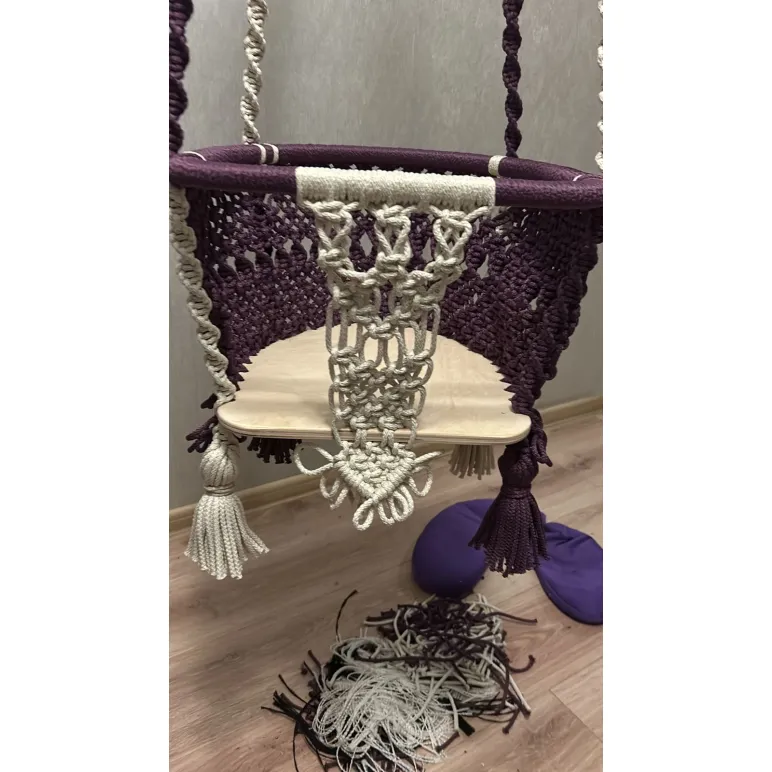 Детские качели из полиэфирного шнура