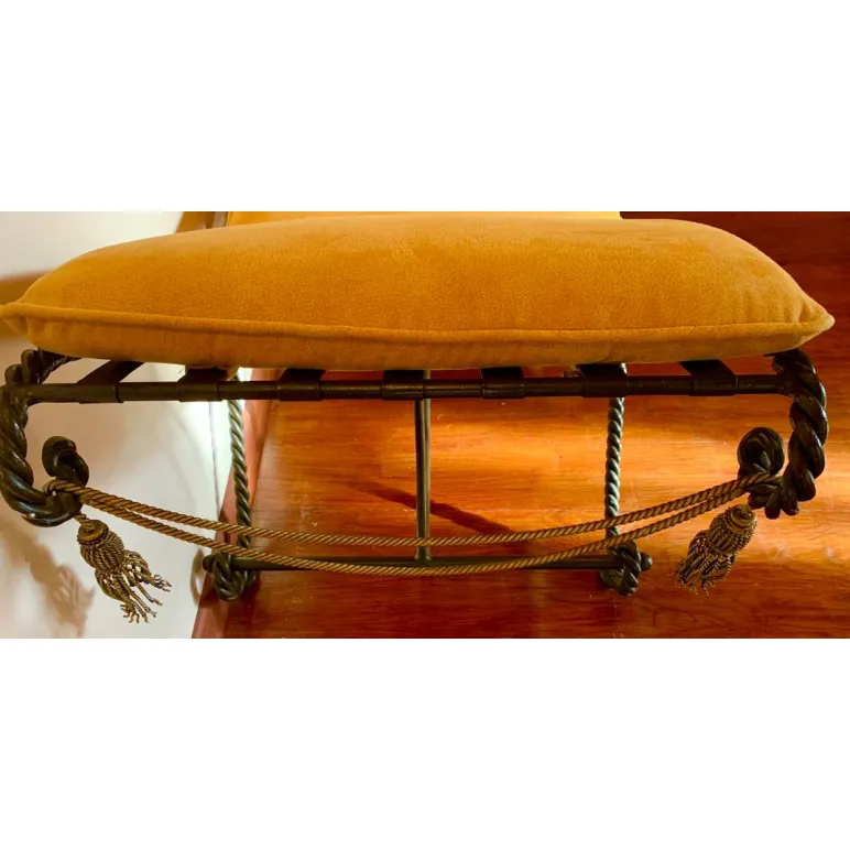 Кованая банкетка