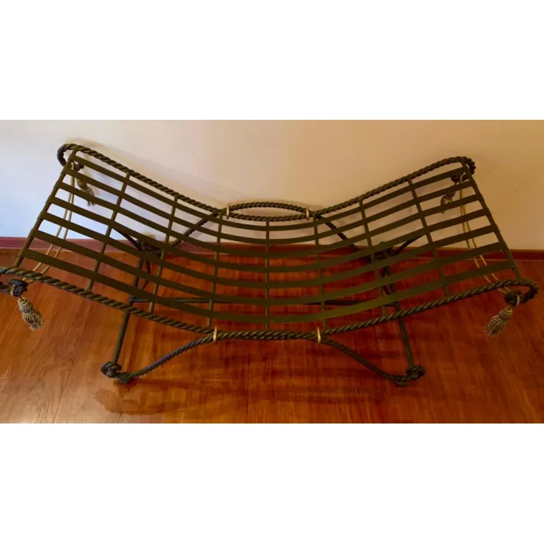 Кованая банкетка