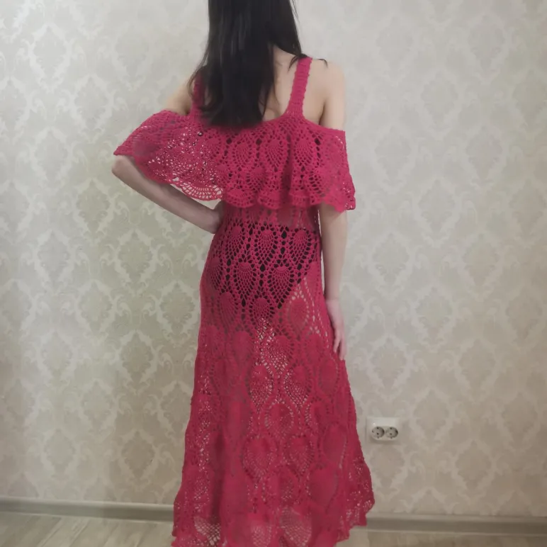 платье крючком