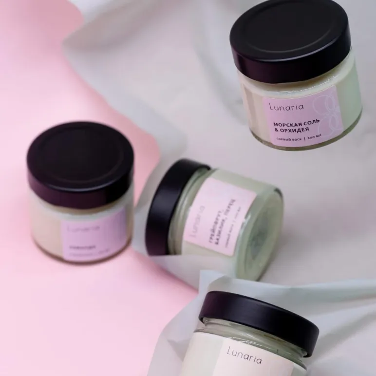 Ароматическая свеча Лаванда