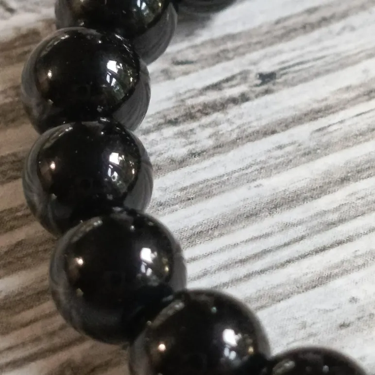 Браслет из черного оникса