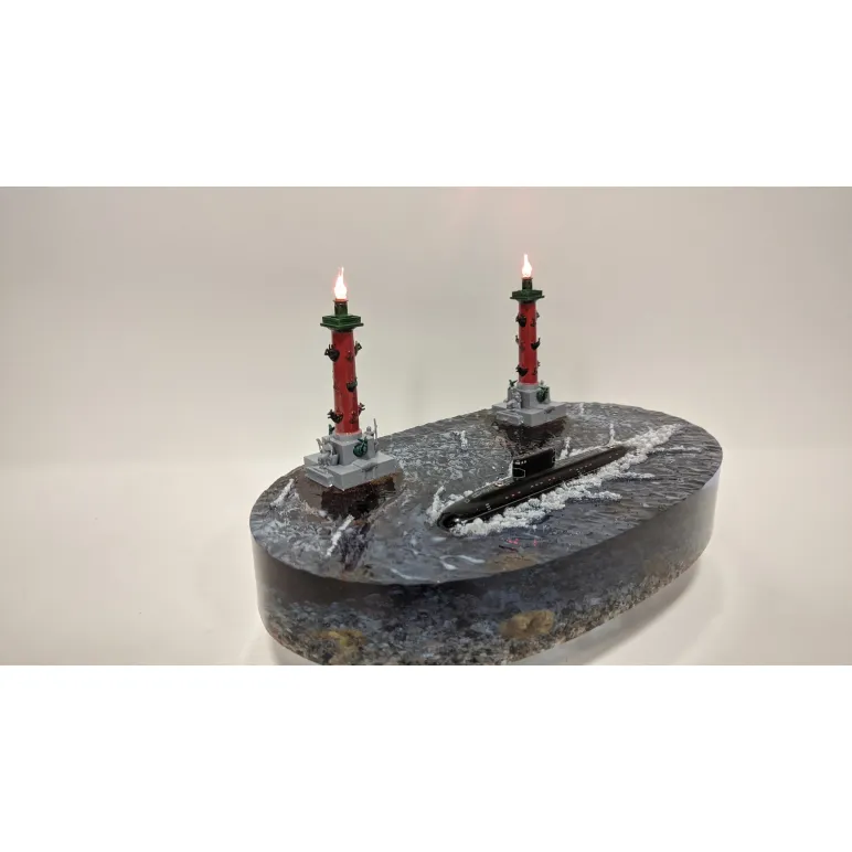 Модель подводной лодки "Варшавянка" 636\877