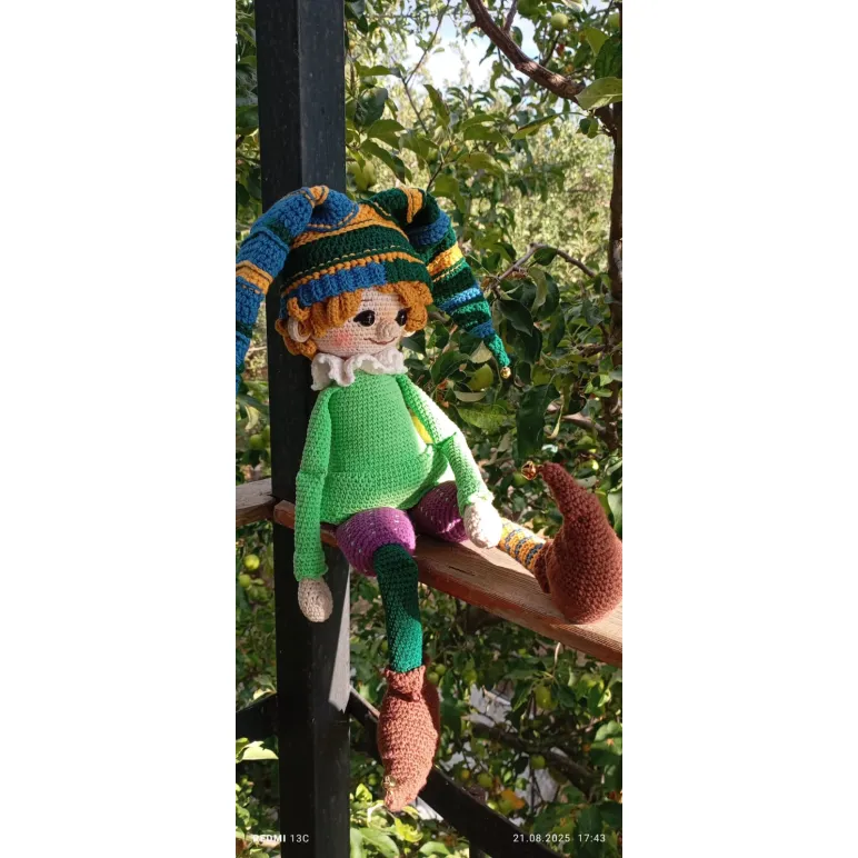 Игрушка Амигуруми — Арлекин