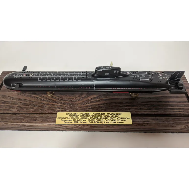 Модель подводной лодки проект 941 "Акула"