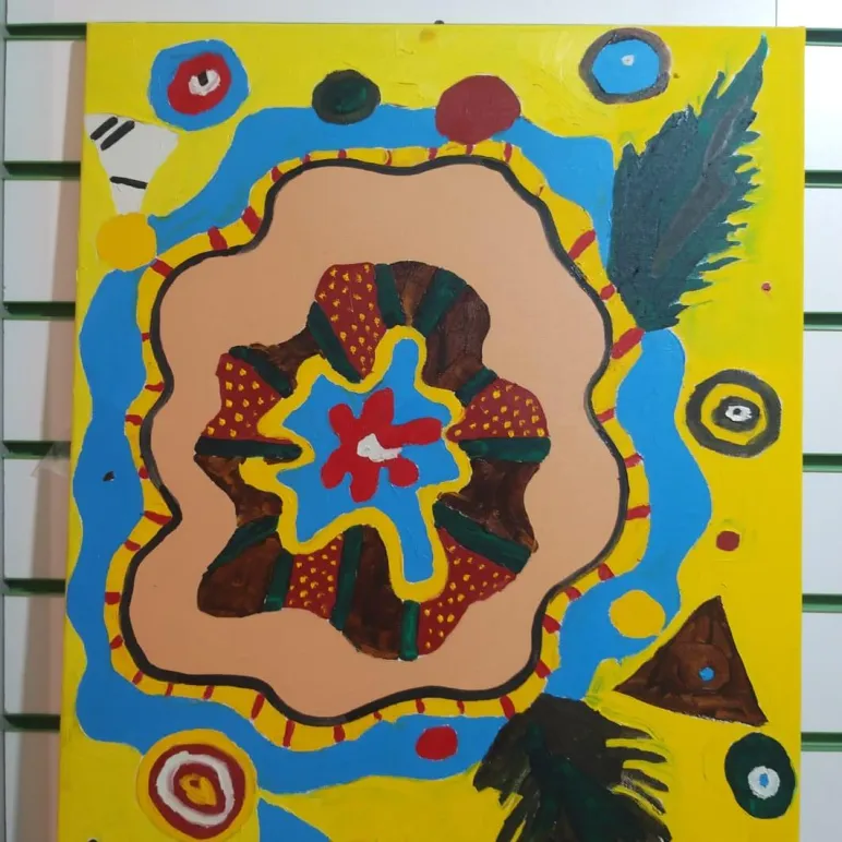 Картина маслом Радость на холсте