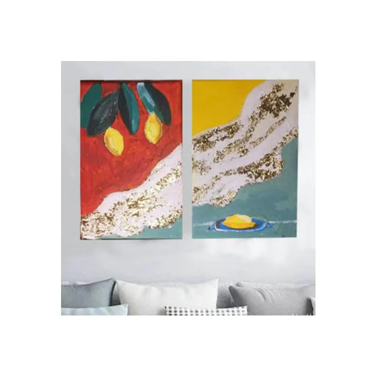 Картины маслом в наборе две штуки