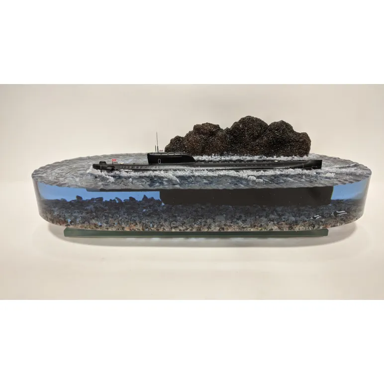 Модель подводной лодки К-19 "Хиросима" проект 658
