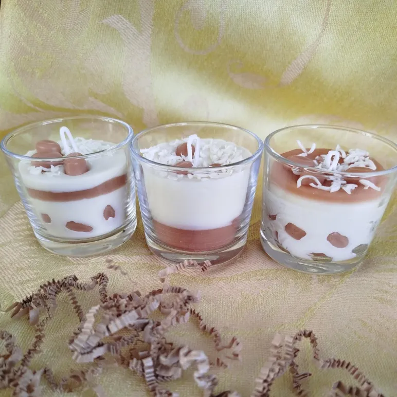 Свеча восковая Кофе в стакане