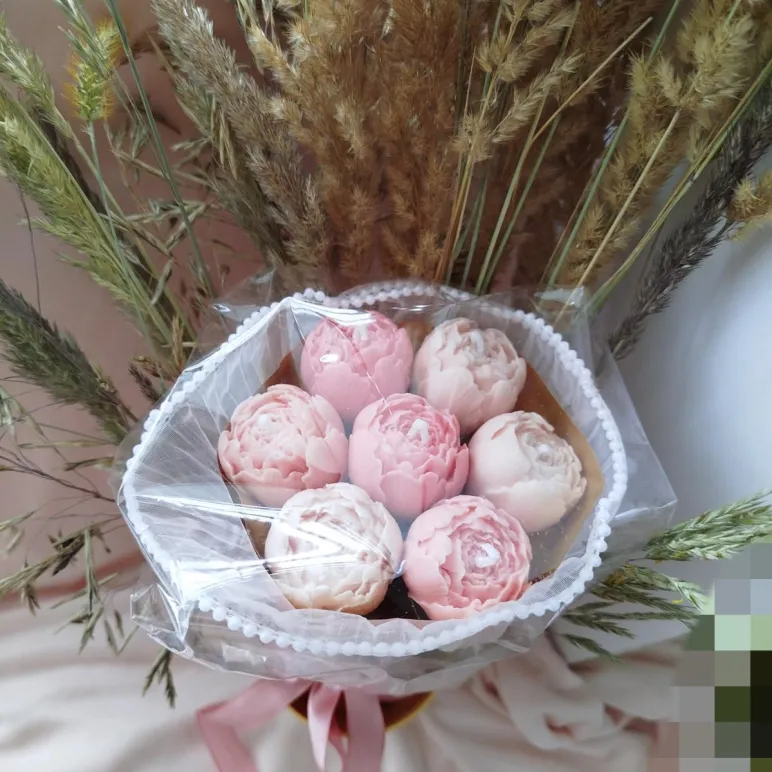 Свечи букет подарок на 8 марта