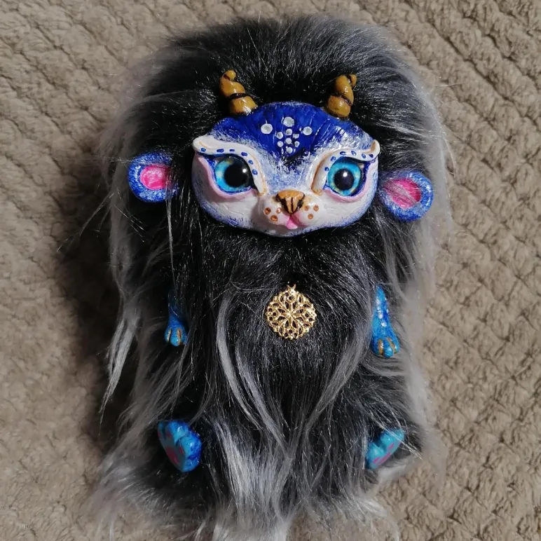 Игрушка в смешанной технике