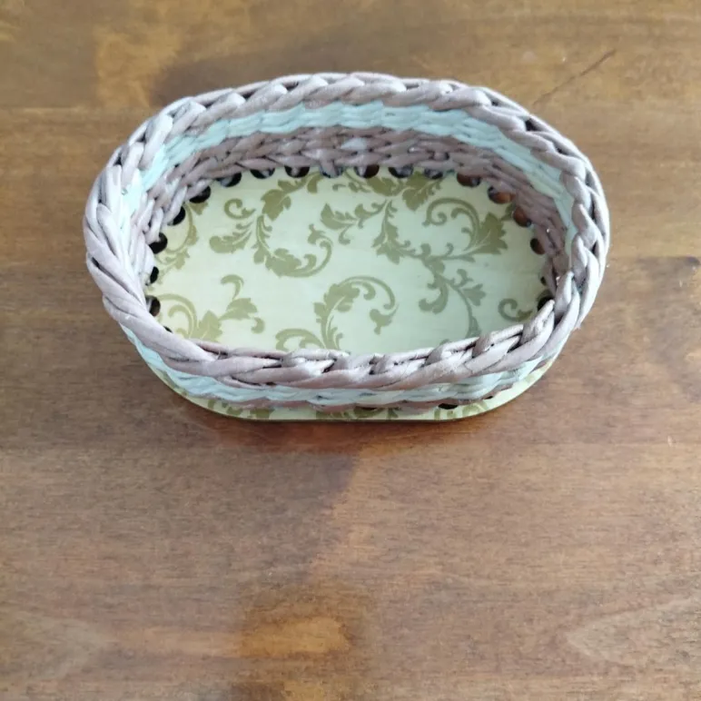 Сухарница плетенка бумажная лоза