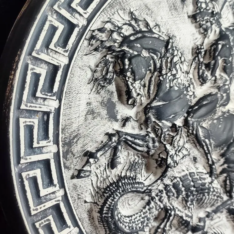 Барельеф - панно на стену Герб России, Полёт Пегаса, Египетские Боги, Георгий Победаносец