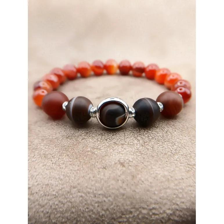 Браслет с сердоликом