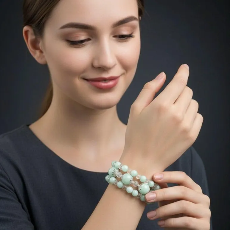 Браслет с амазонитом