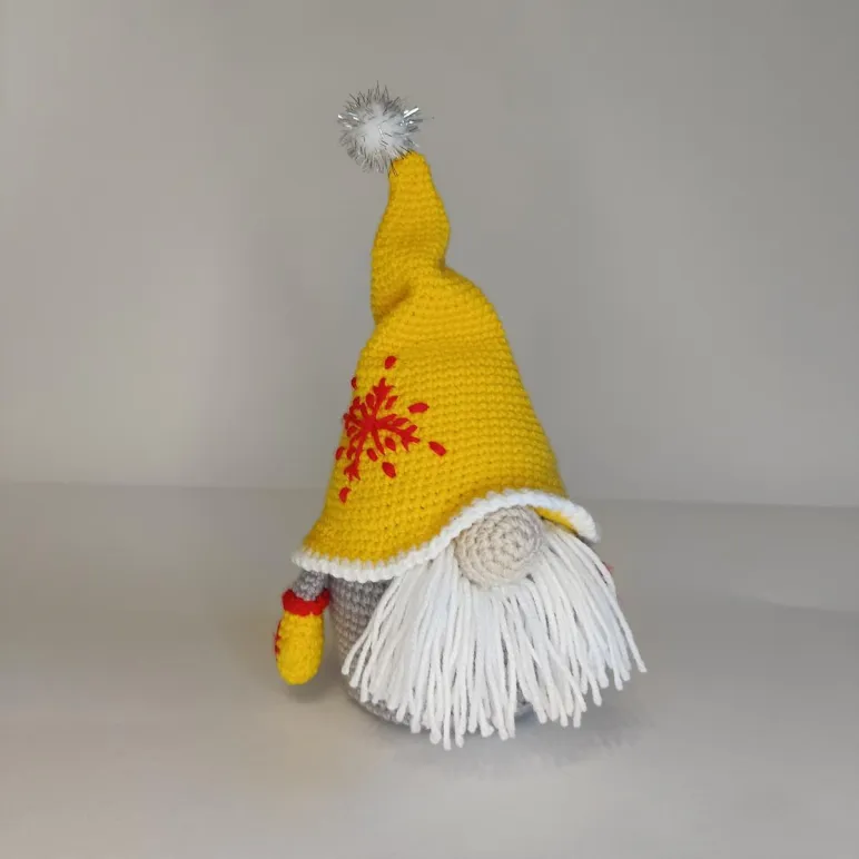 Гном новогодний, в скандинавском стиле, ручная работа